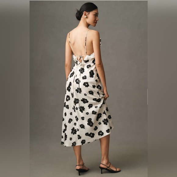 #135 Bardot Olea Floral Ruffle Midi/ Maxi Dress NWT - Picture 2 of 9